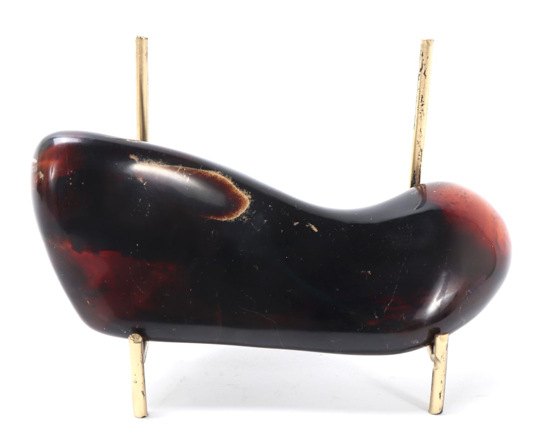 All Natural Freeform Amber Section on Stand (1 of 6)