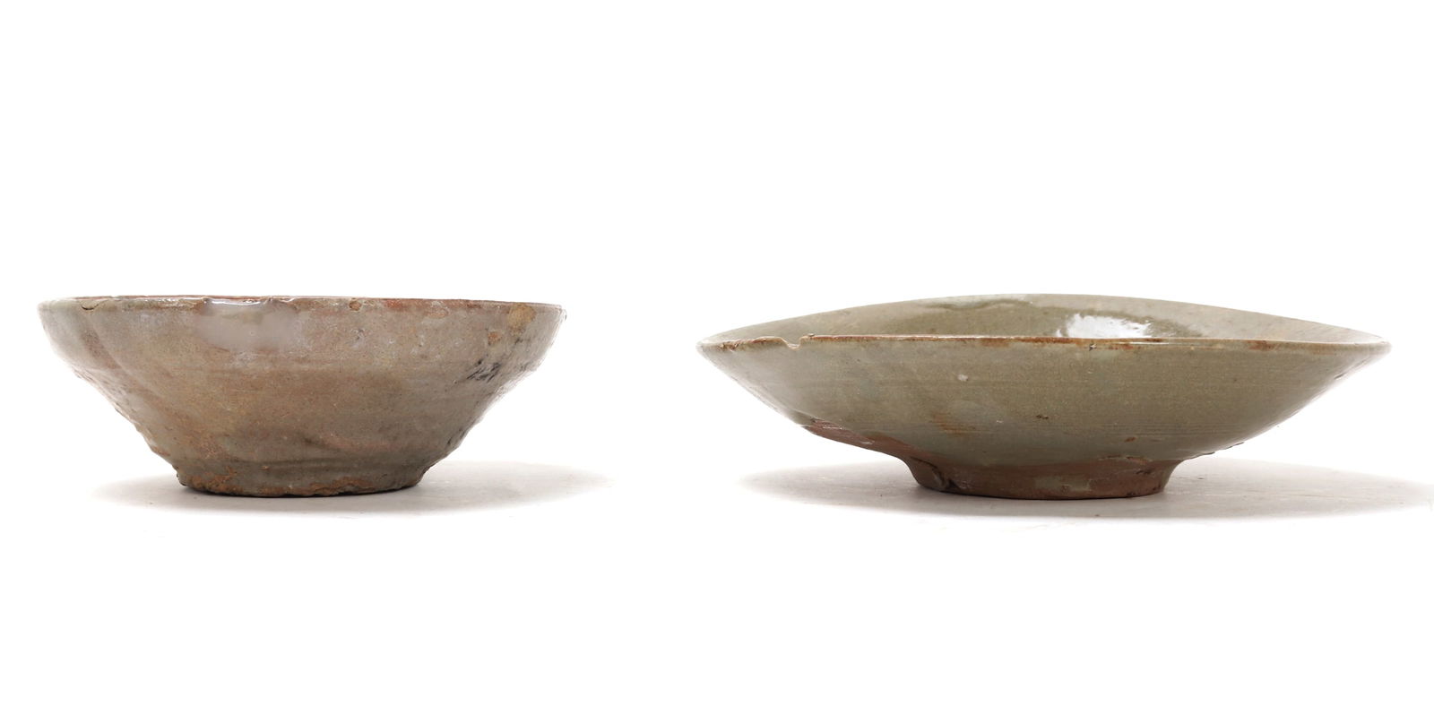 Two Small Korean Glazed Plates - 5