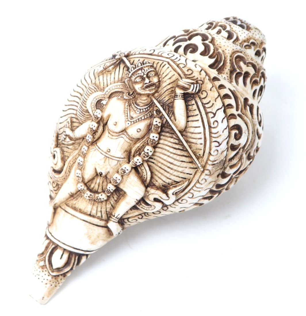 Vajrayogini Buddha Conch Shell Horn - 2