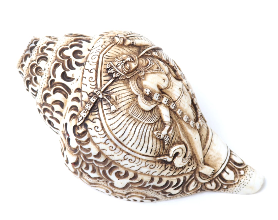 Vajrayogini Buddha Conch Shell Horn - 3