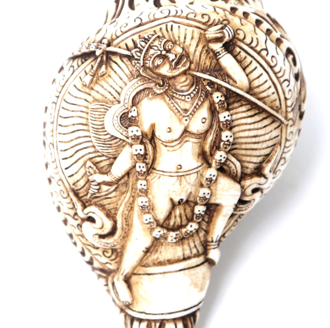 Vajrayogini Buddha Conch Shell Horn - 6