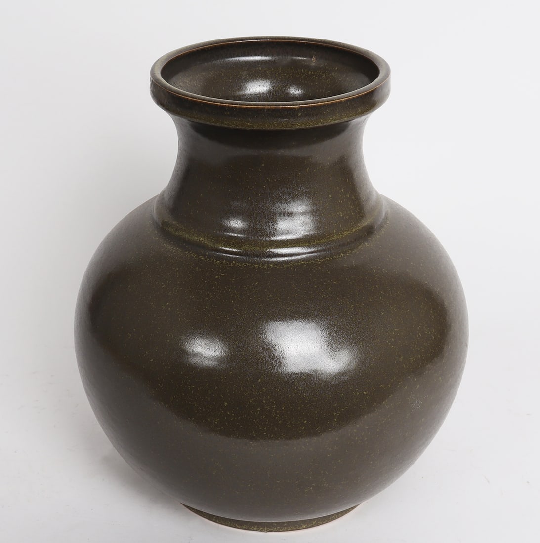 Decorative Green Glazed Vase - 2