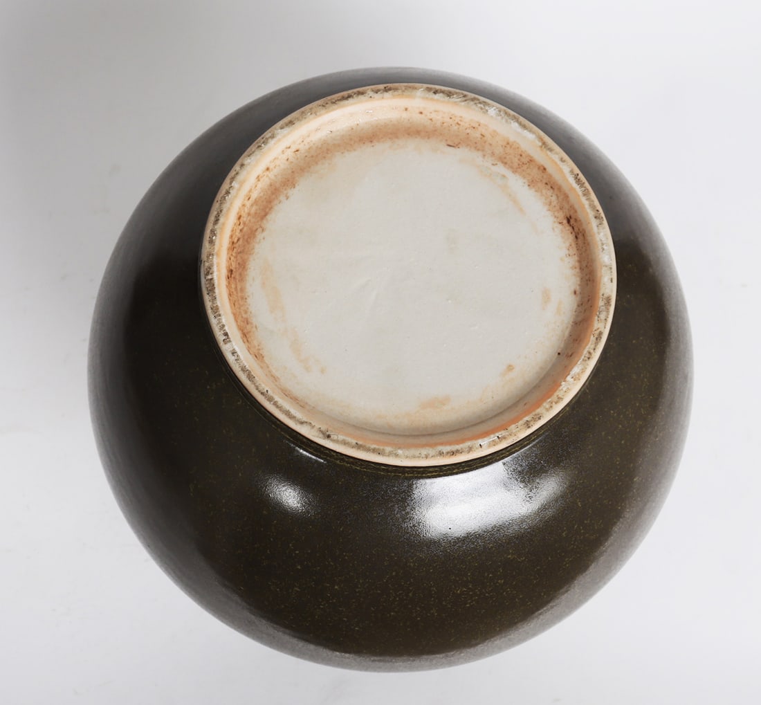 Decorative Green Glazed Vase - 3