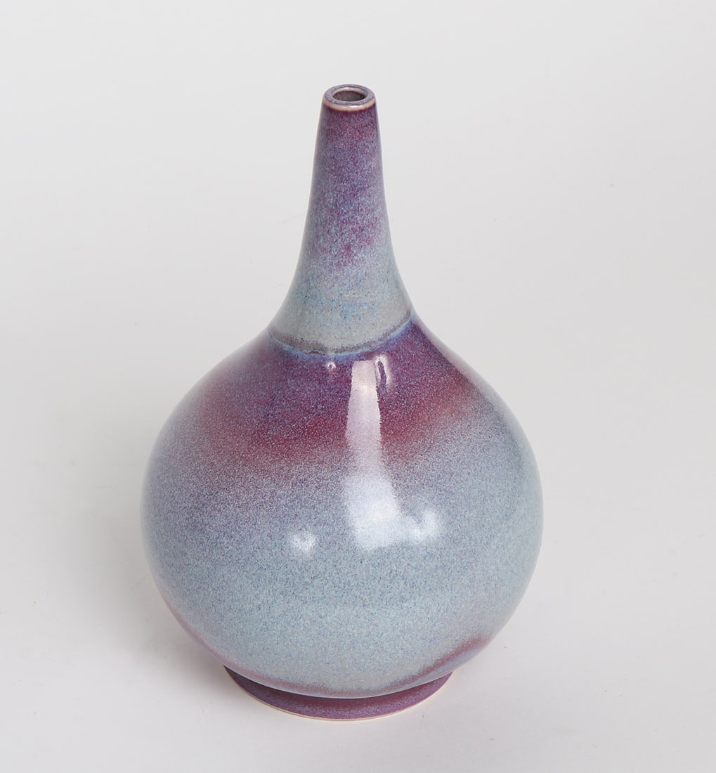 Chinese Purple Drip Glaze Vase (1 of 3)