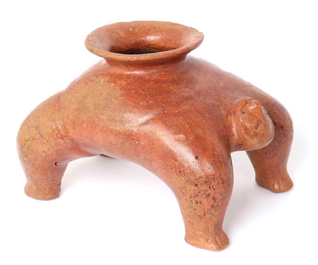 Colima Acrobat Pottery Vessel, 200 BCE-500 CE (1 of 10)