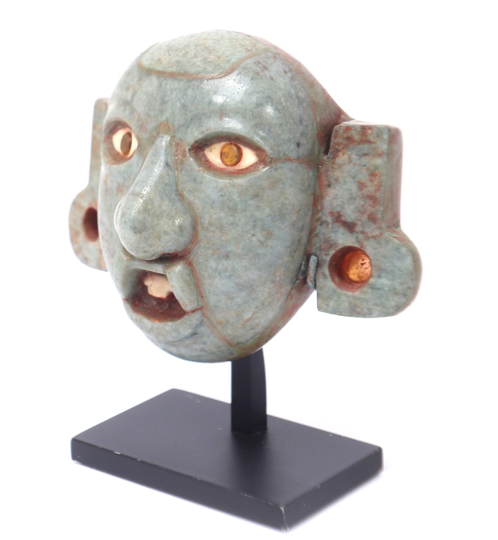 Pre-Columbian Maya Jade Mosaic Mask, 500 - 900 CE (1 of 13)