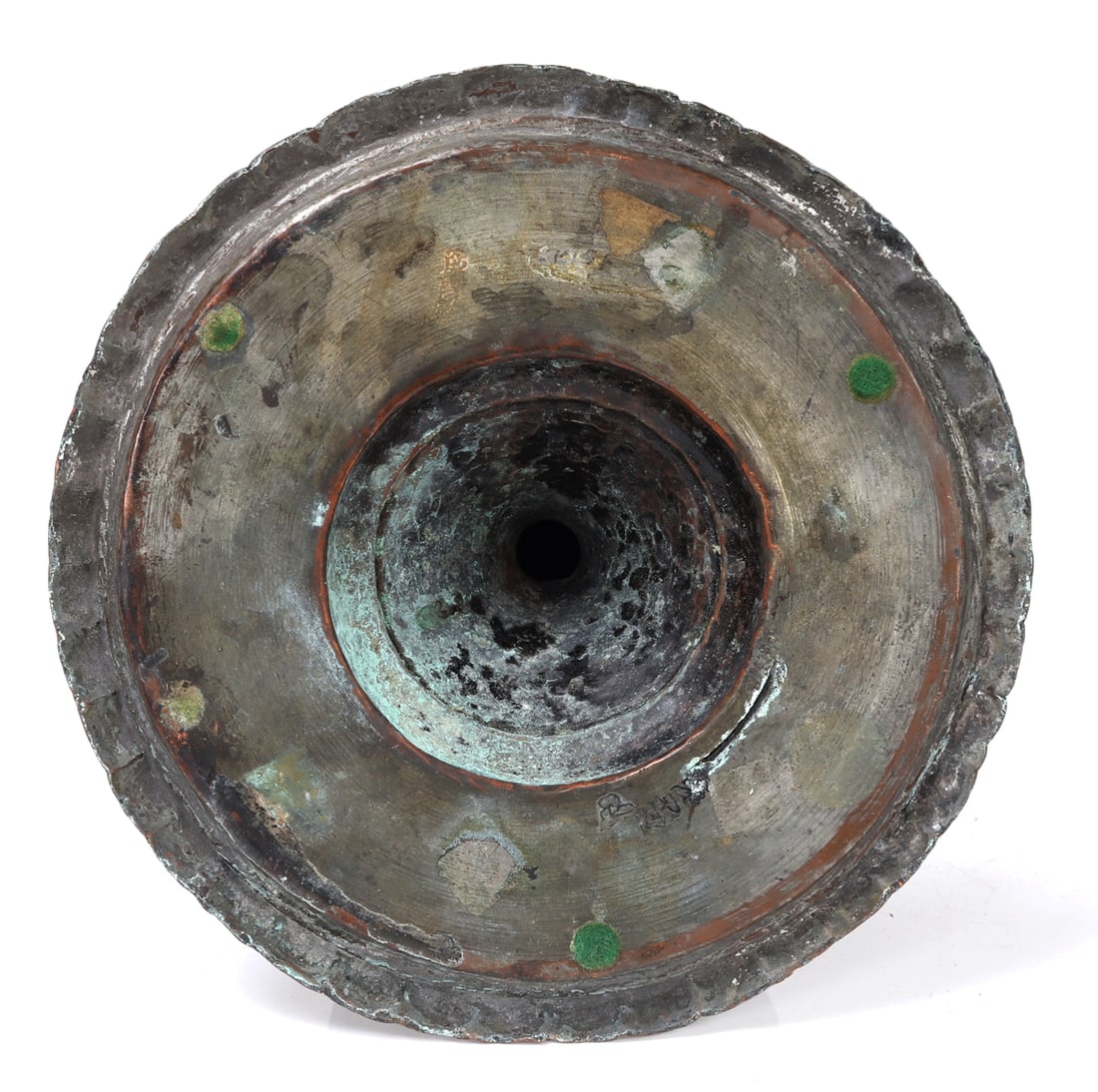 Early Persian Copper Candlestick - 6