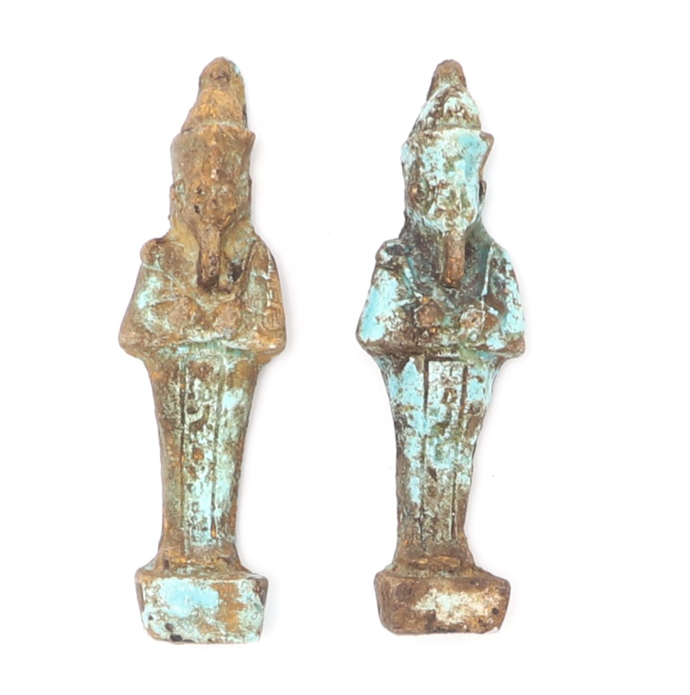 Two Ancient Egyptian Ushabti Figures (1 of 3)