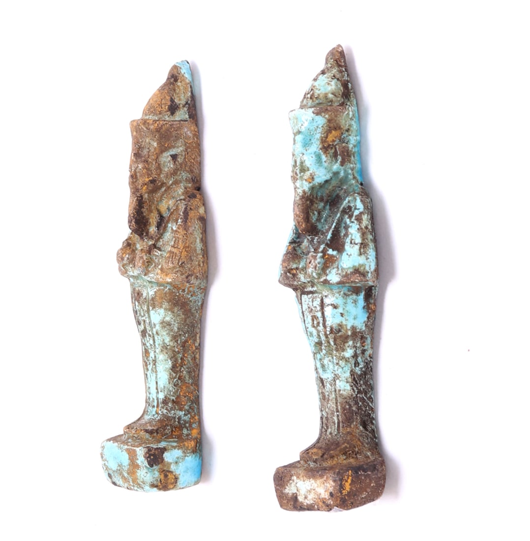 Two Ancient Egyptian Ushabti Figures - 2