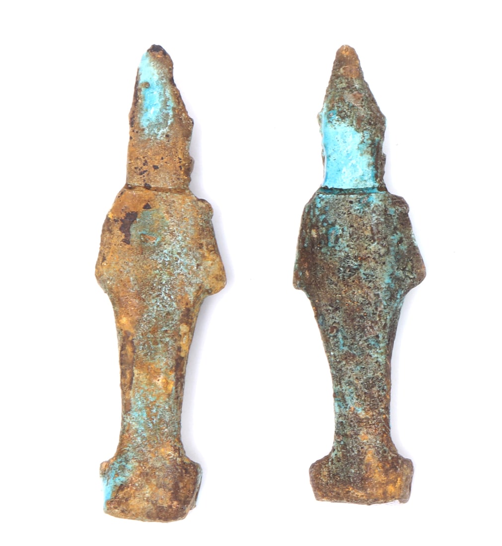 Two Ancient Egyptian Ushabti Figures - 3