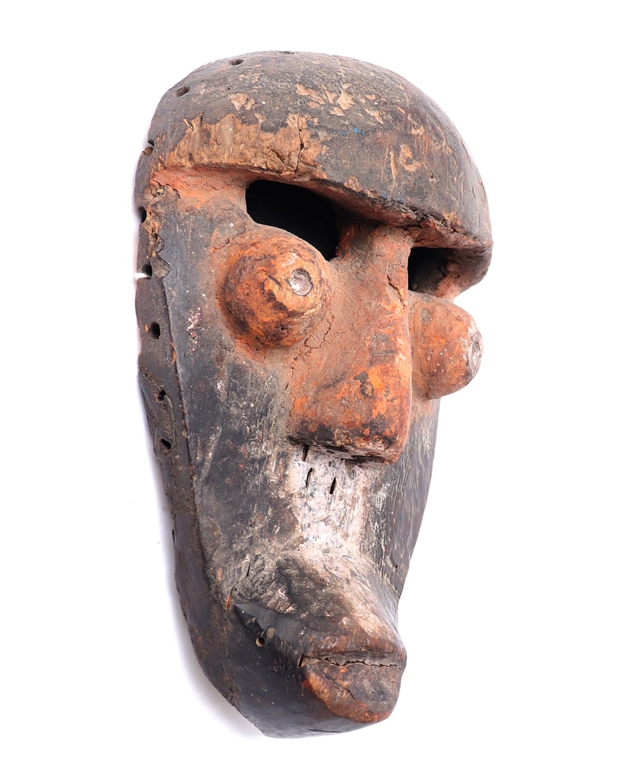 Ibo Face Mask, Polychrome Painted - 3