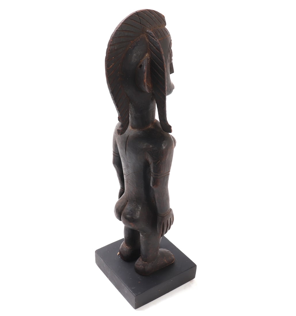 Wood Carved Bamana Female Figure w/Stand - 4