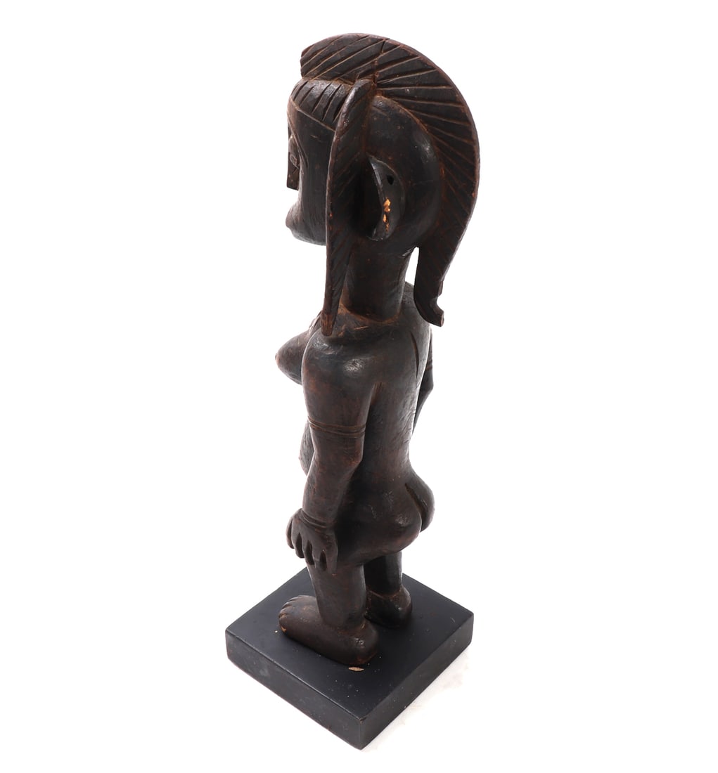 Wood Carved Bamana Female Figure w/Stand - 5