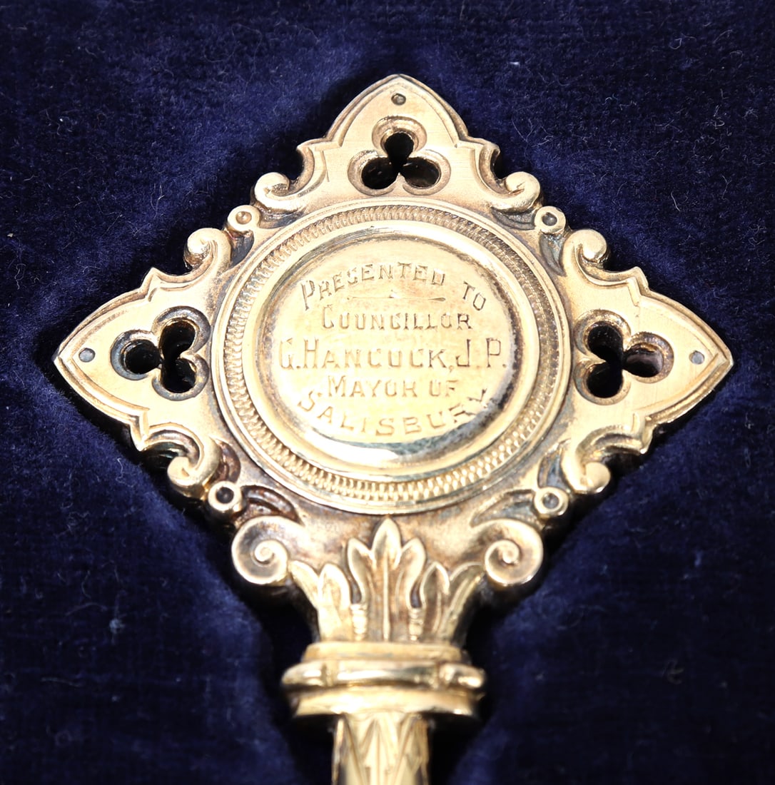 Sterling Silver Mayoral Presentation Key - 4