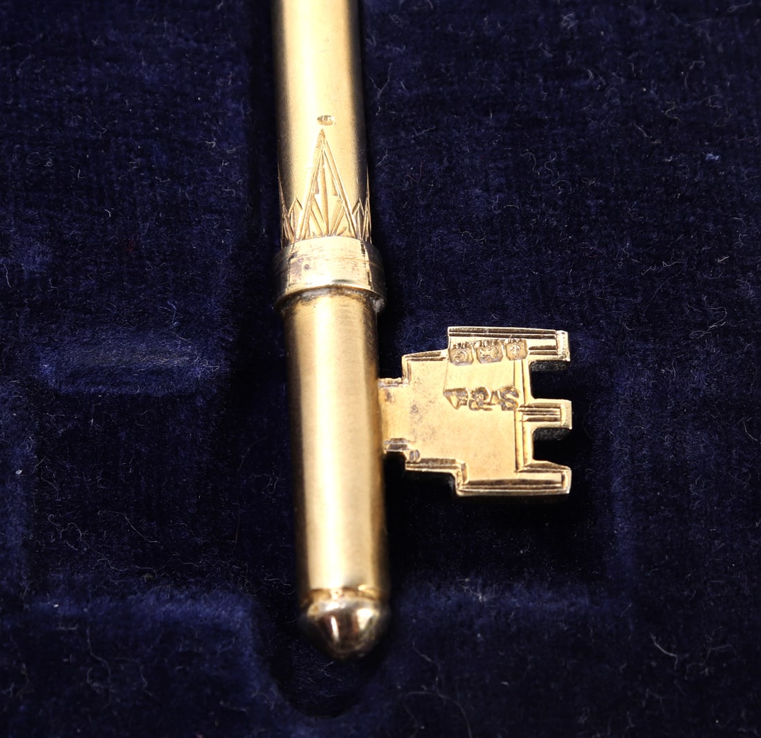 Sterling Silver Mayoral Presentation Key - 5