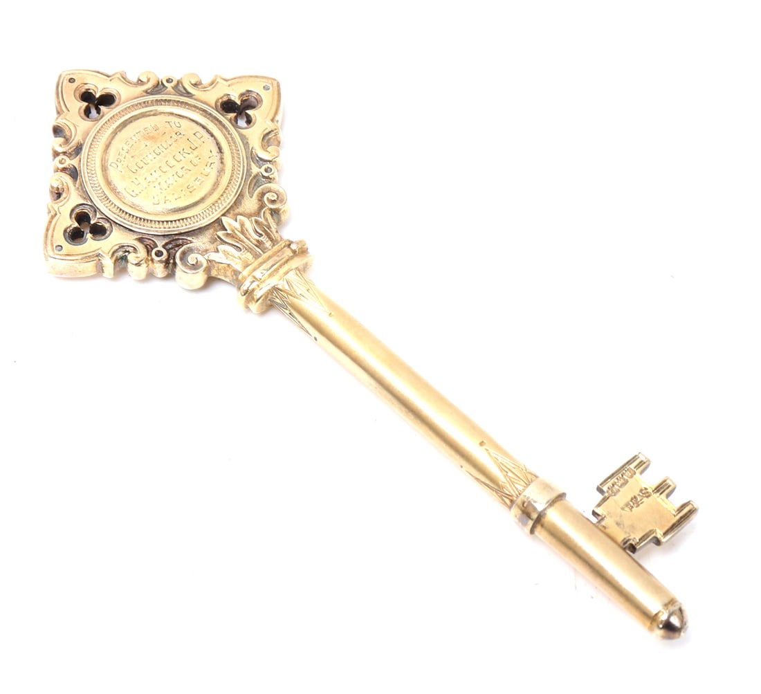 Sterling Silver Mayoral Presentation Key - 6