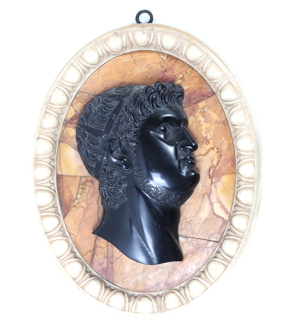 'Grand Tour' Marble Plaque of Young Nero (1 of 4)