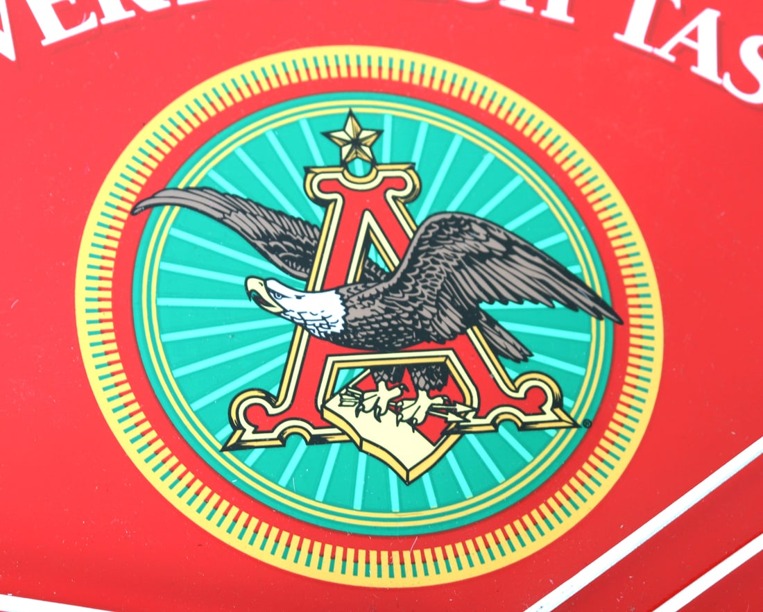 Vintage Budweiser Fluorescent Advertising Clock - 6