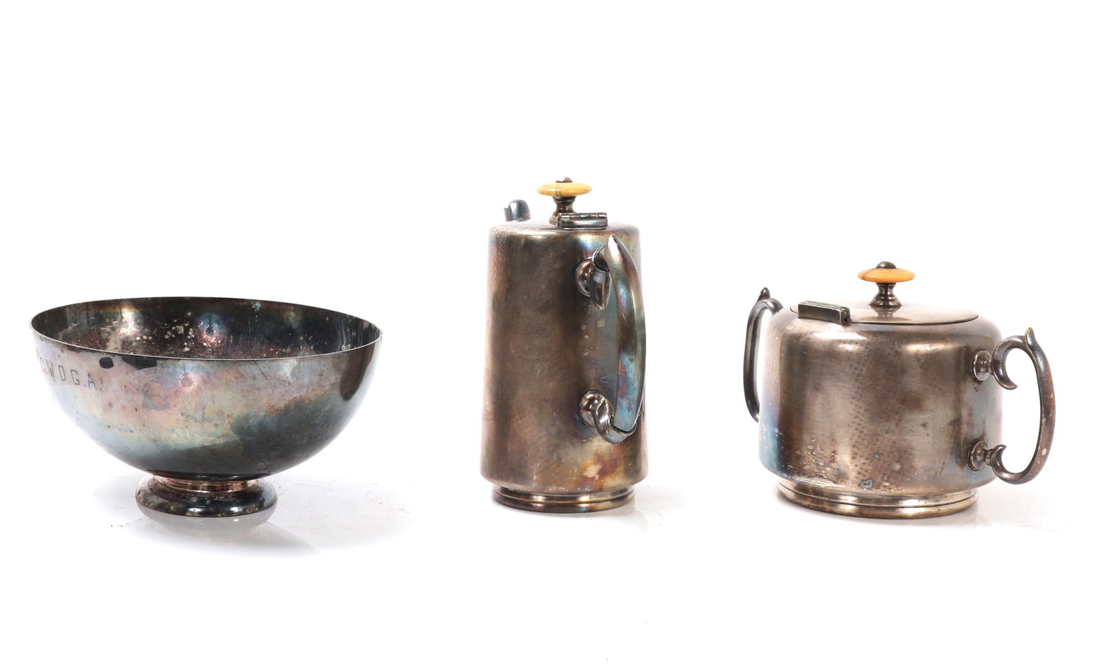 Three Silver Plate Vessels - 3