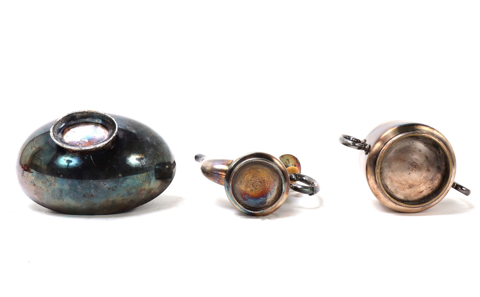 Three Silver Plate Vessels - 5