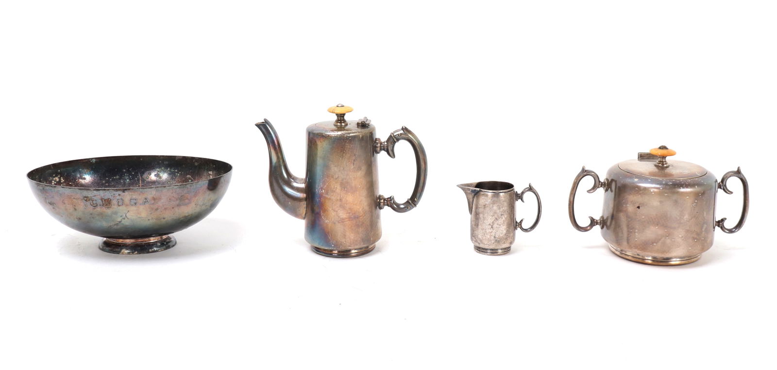 Three Silver Plate Vessels - 9