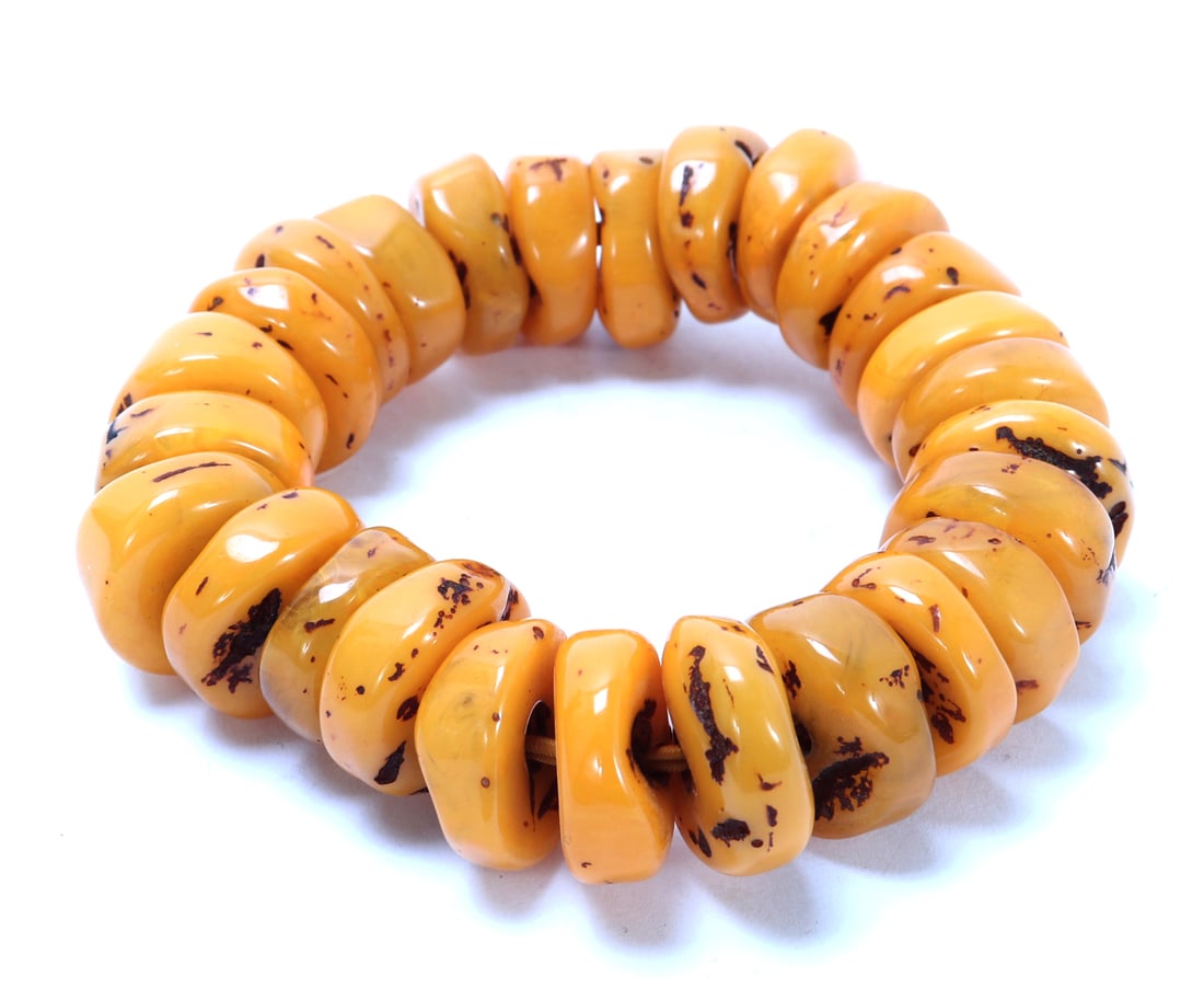 Wonderful Natural Amber Beaded Bracelet (1 of 4)