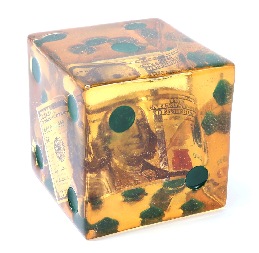 Mounted Faux Gold 100 Dollar Bill (1 of 7)