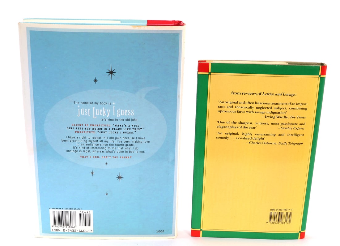 Signed Carol Channing & Peter Shaffer Books - 3