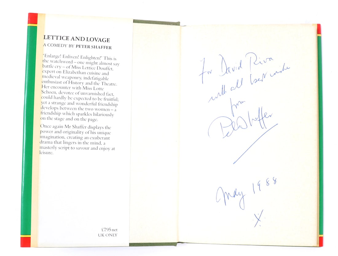 Signed Carol Channing & Peter Shaffer Books - 4