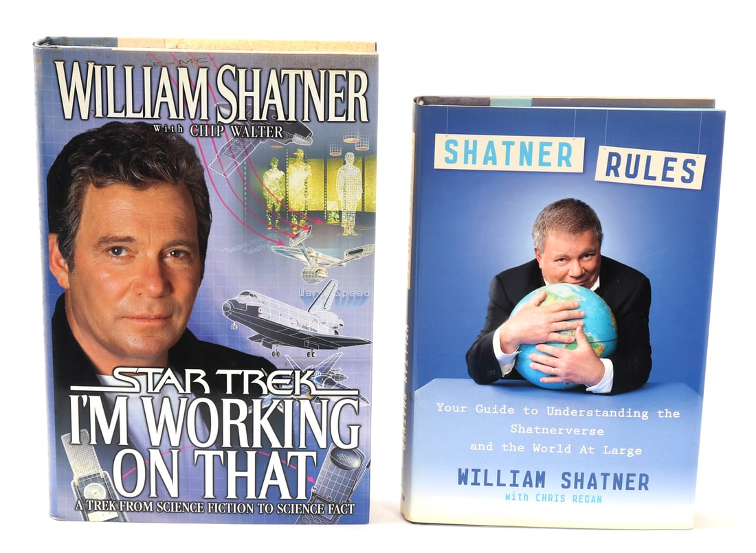 Group Lot of Two William Shatner Signed Books (1 of 9)