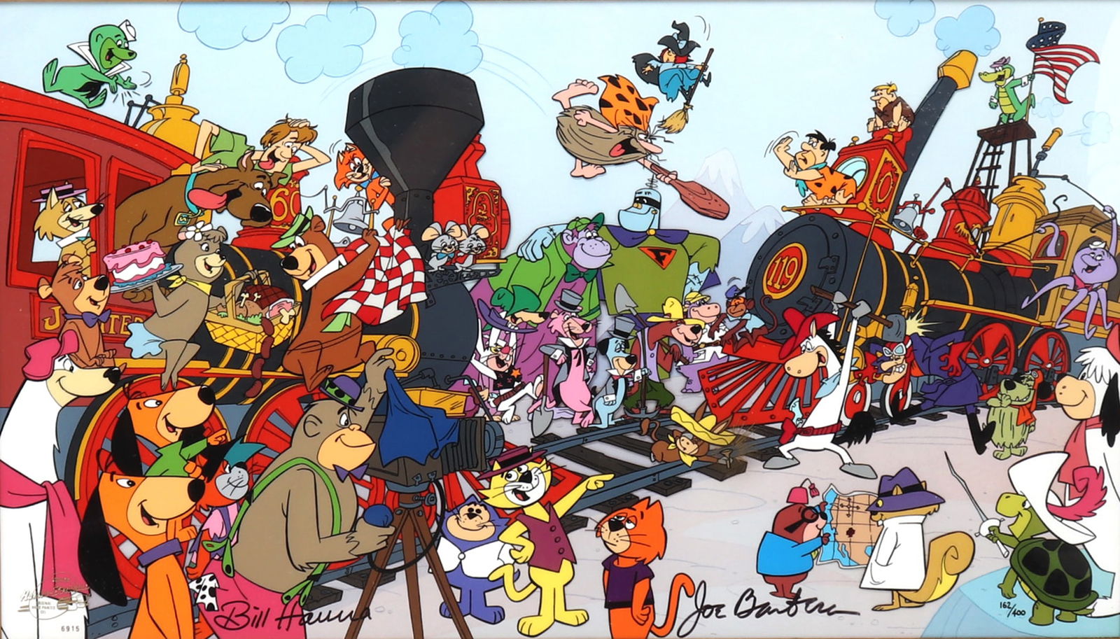 Original Hanna & Barbera Animation Cell, Signed - 2