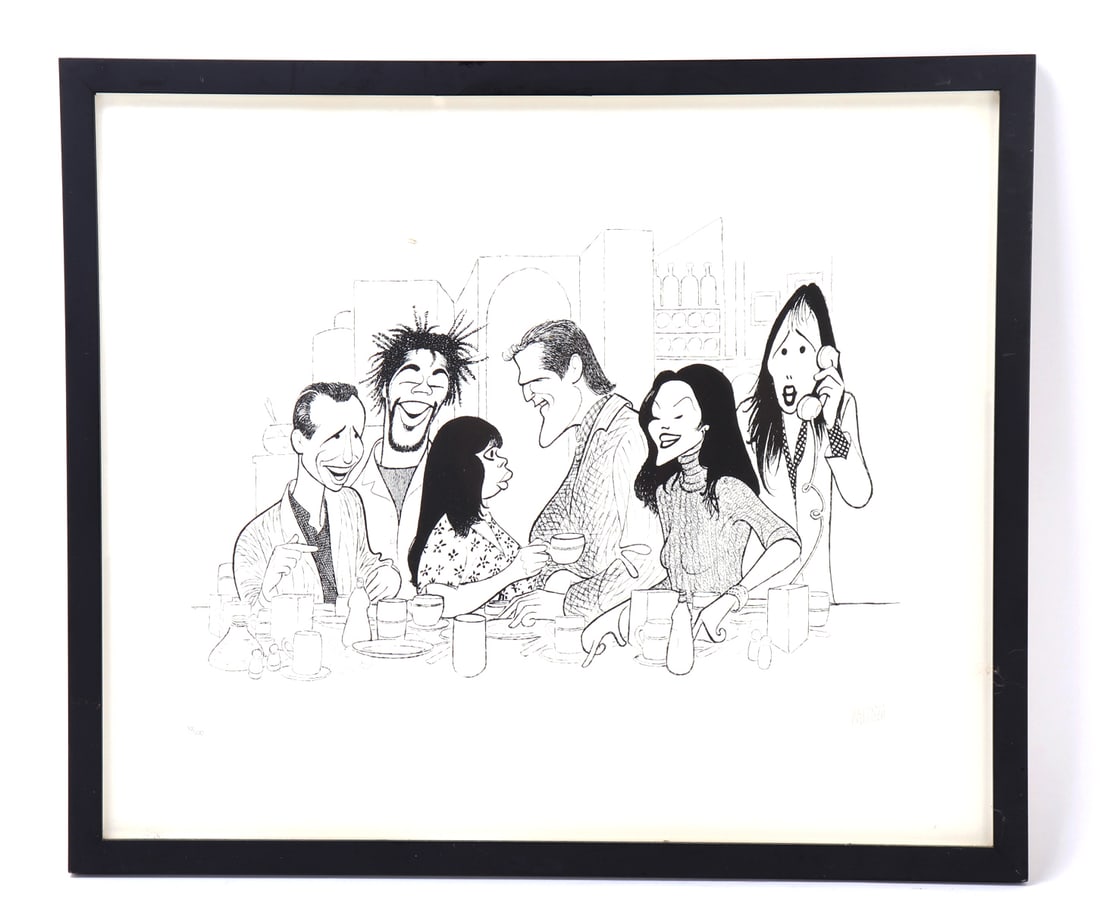 Al Hirschfeld Signed Print, Becker (1 of 5)
