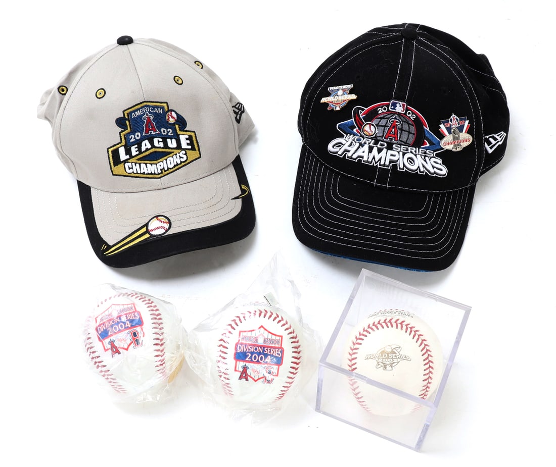 Nice Group Lot of 2002 MLB World Series Paraphernalia (1 of 18)
