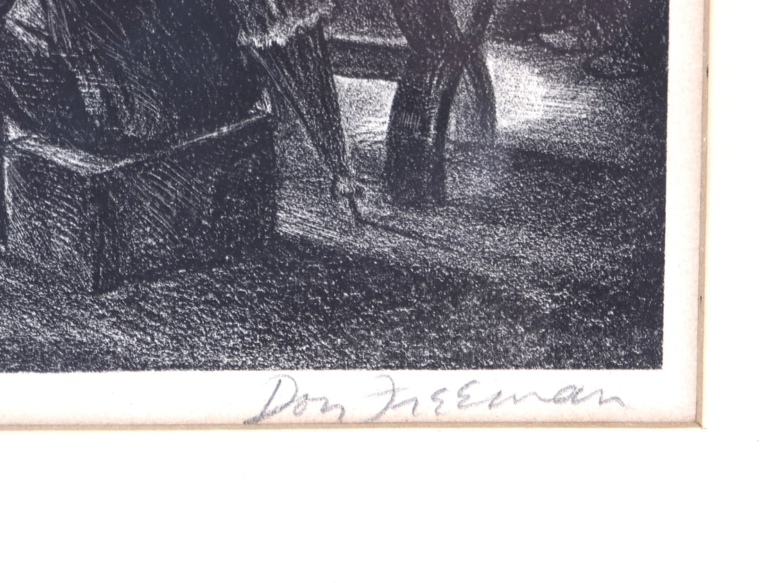 Don Freeman's "Casting for Charactre" Lithograph - 3