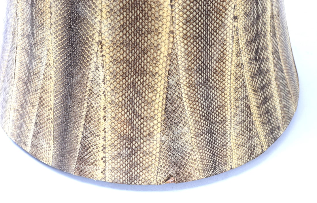 Original Snake Skin Side Table - 6