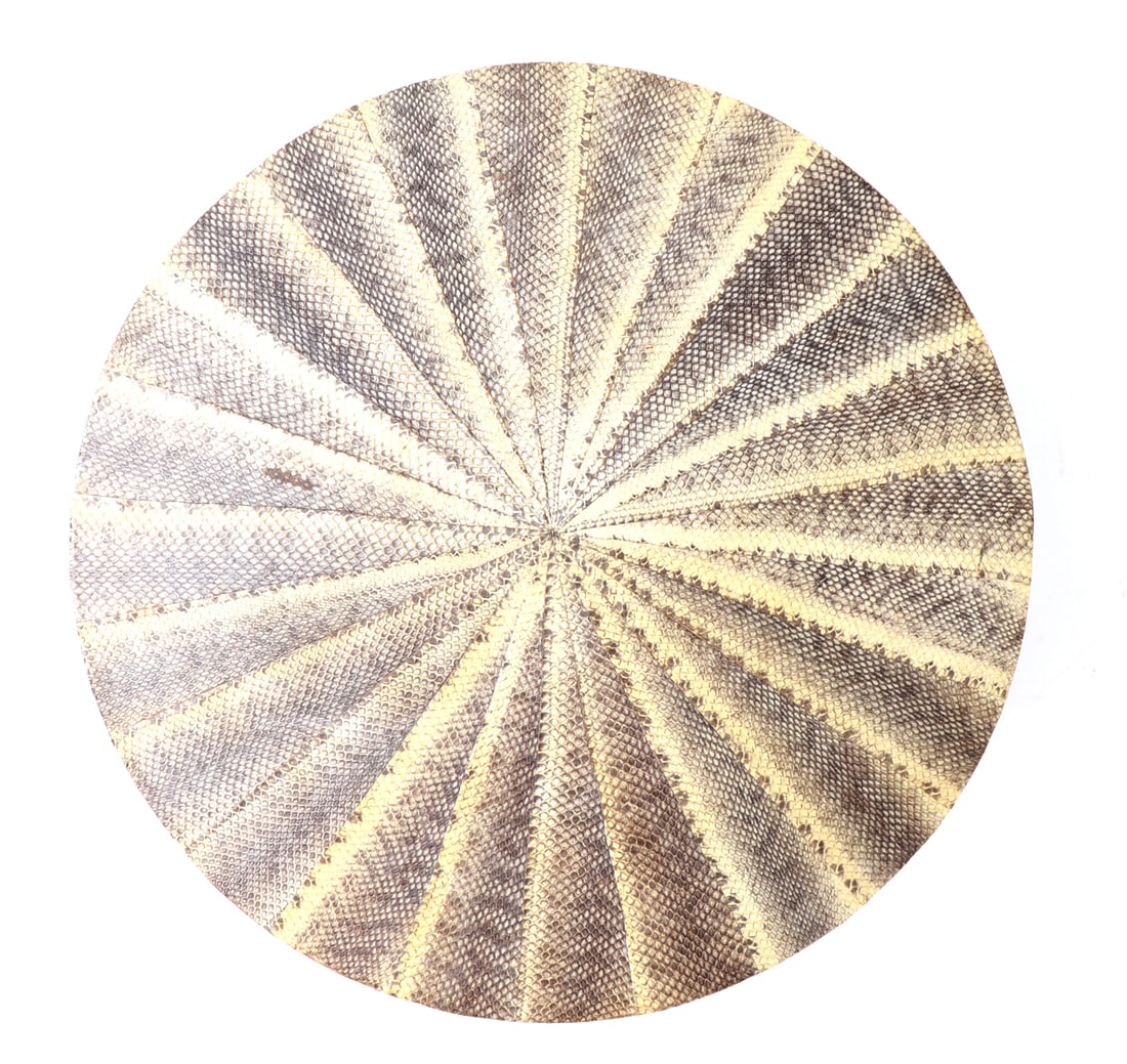 Original Snake Skin Side Table - 7