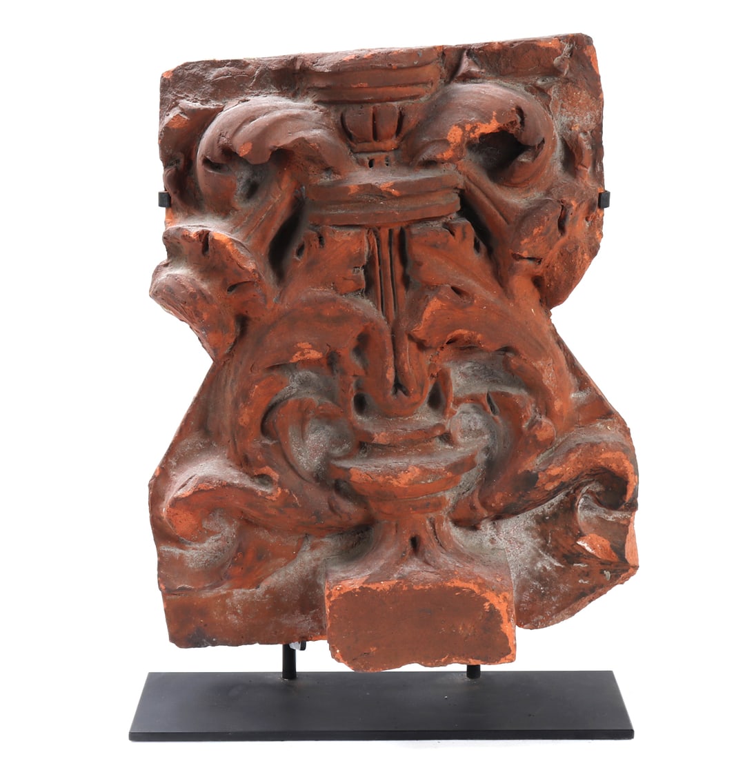 Gorgeous Baroque Style Terracotta Wall Fragment (1 of 7)