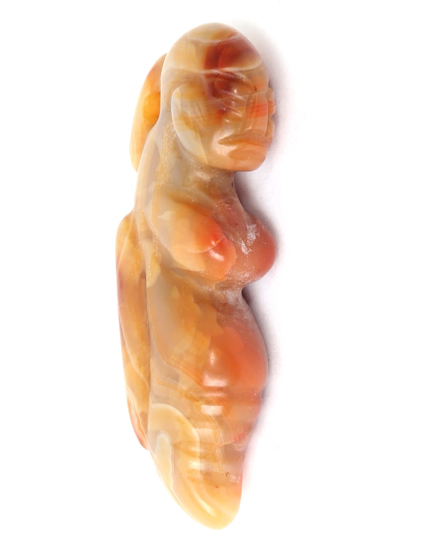 Two Chinese Stone Zoomorphic Stone Pendants - 6