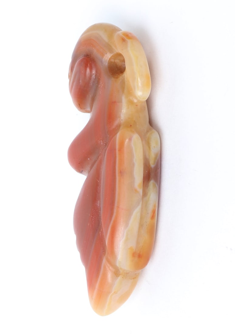 Two Chinese Stone Zoomorphic Stone Pendants - 7