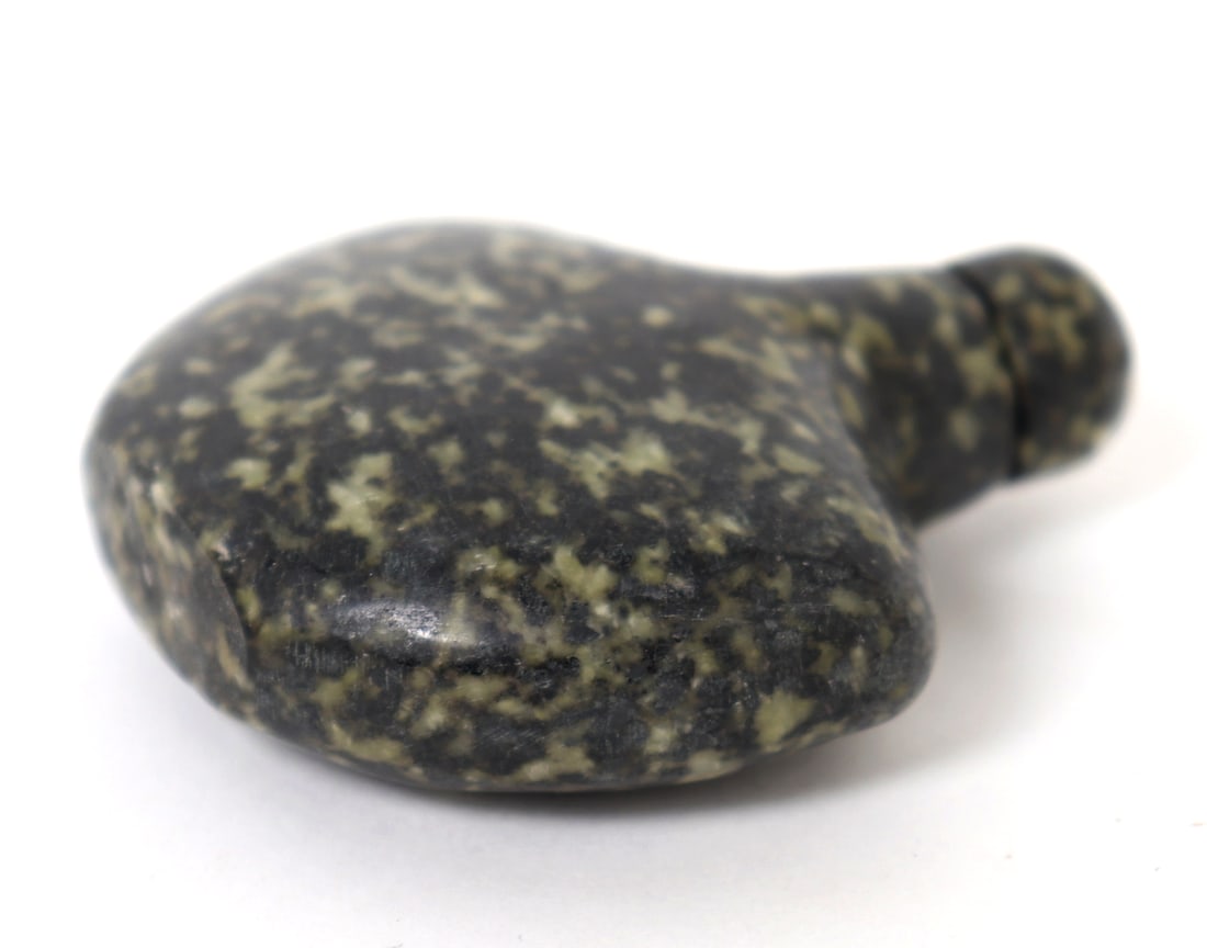 Chinese Green Stone Snuff Bottle - 4