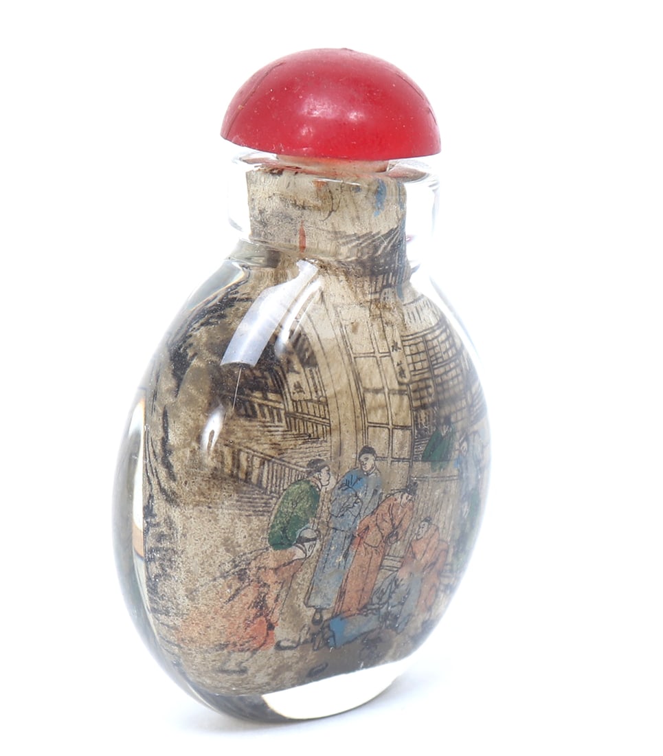 Chinese Reverse Painted Snuff Bottle - 3