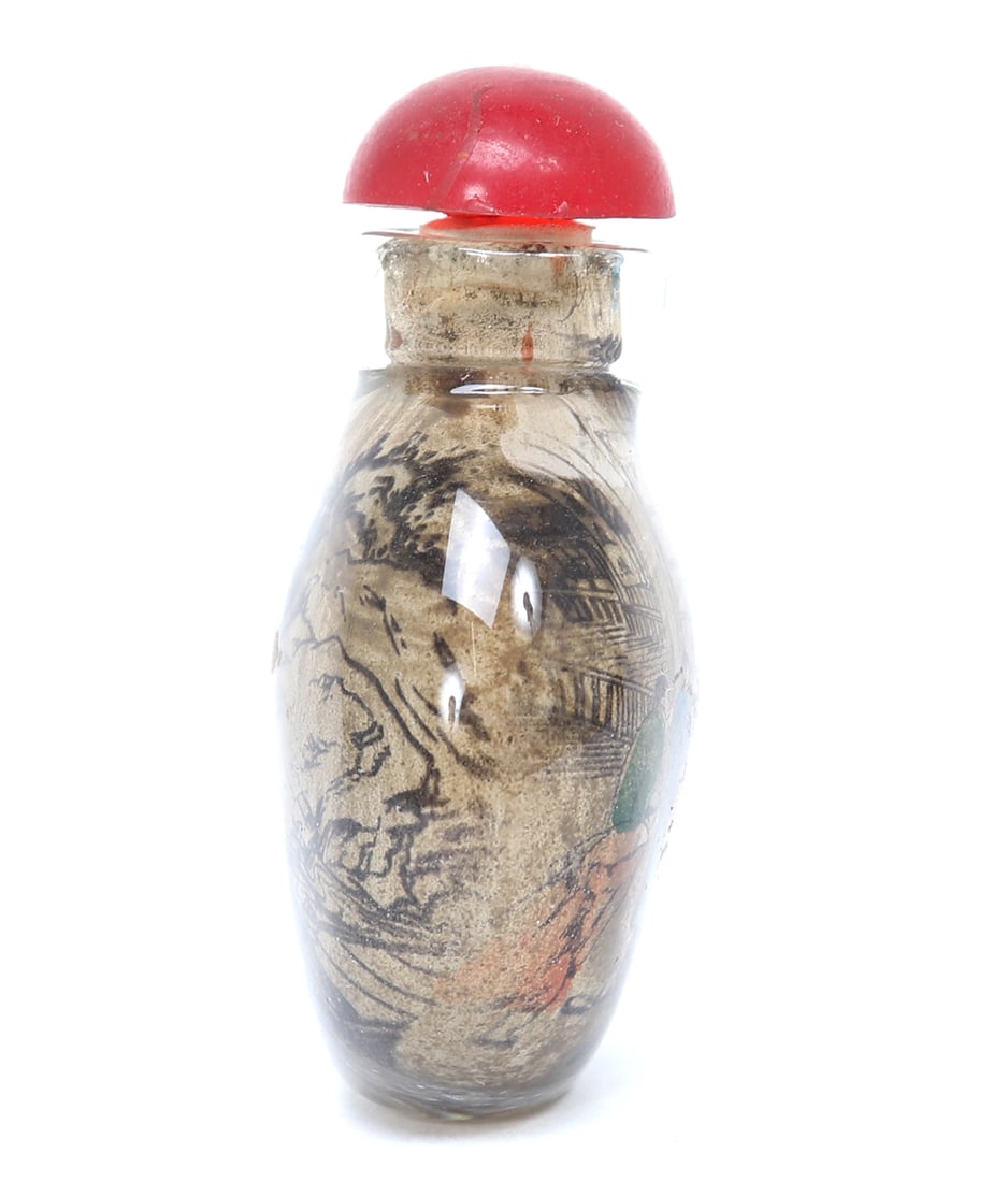 Chinese Reverse Painted Snuff Bottle - 5