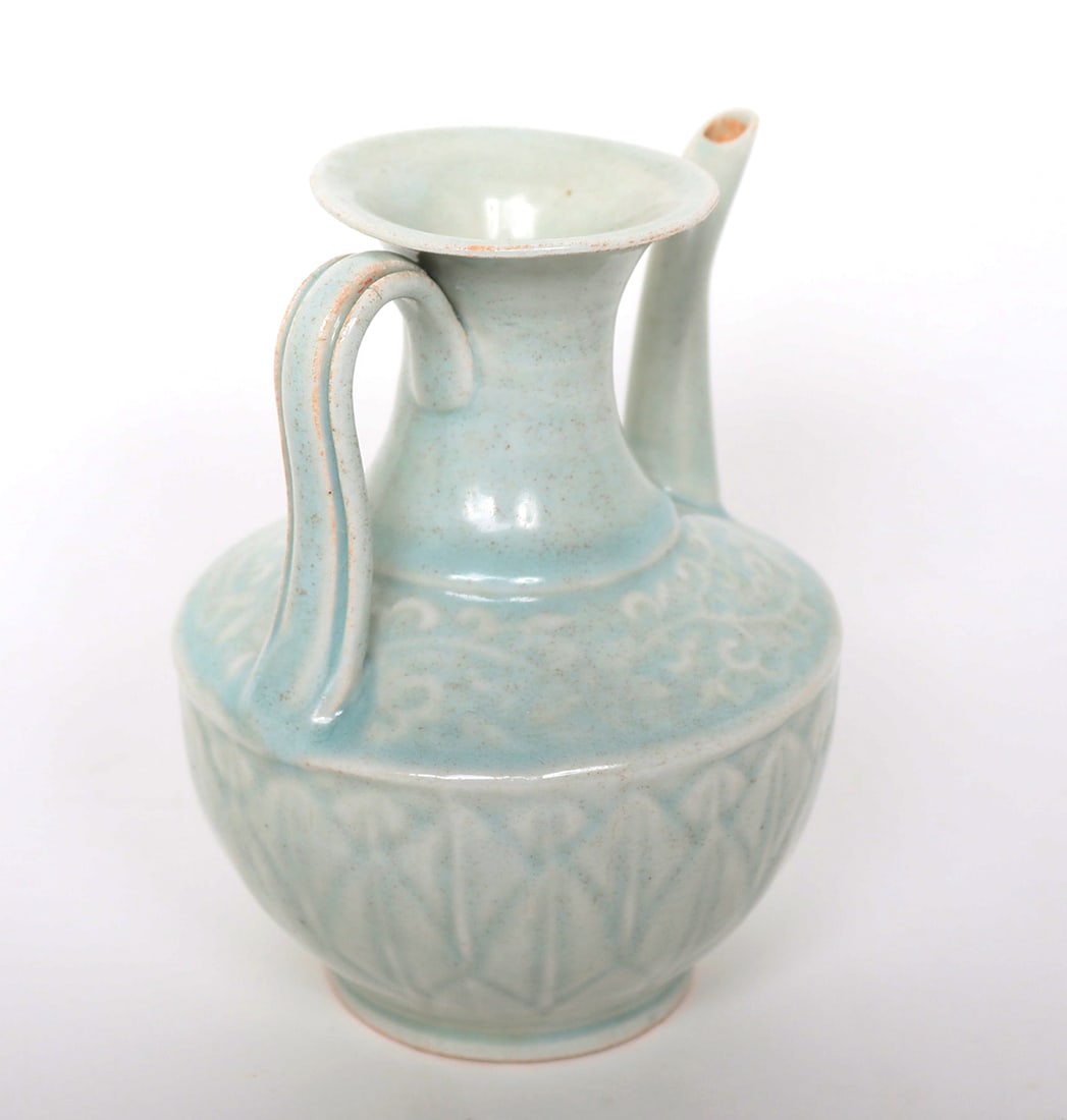 Chinese Crackle Glazed Ewer - 3