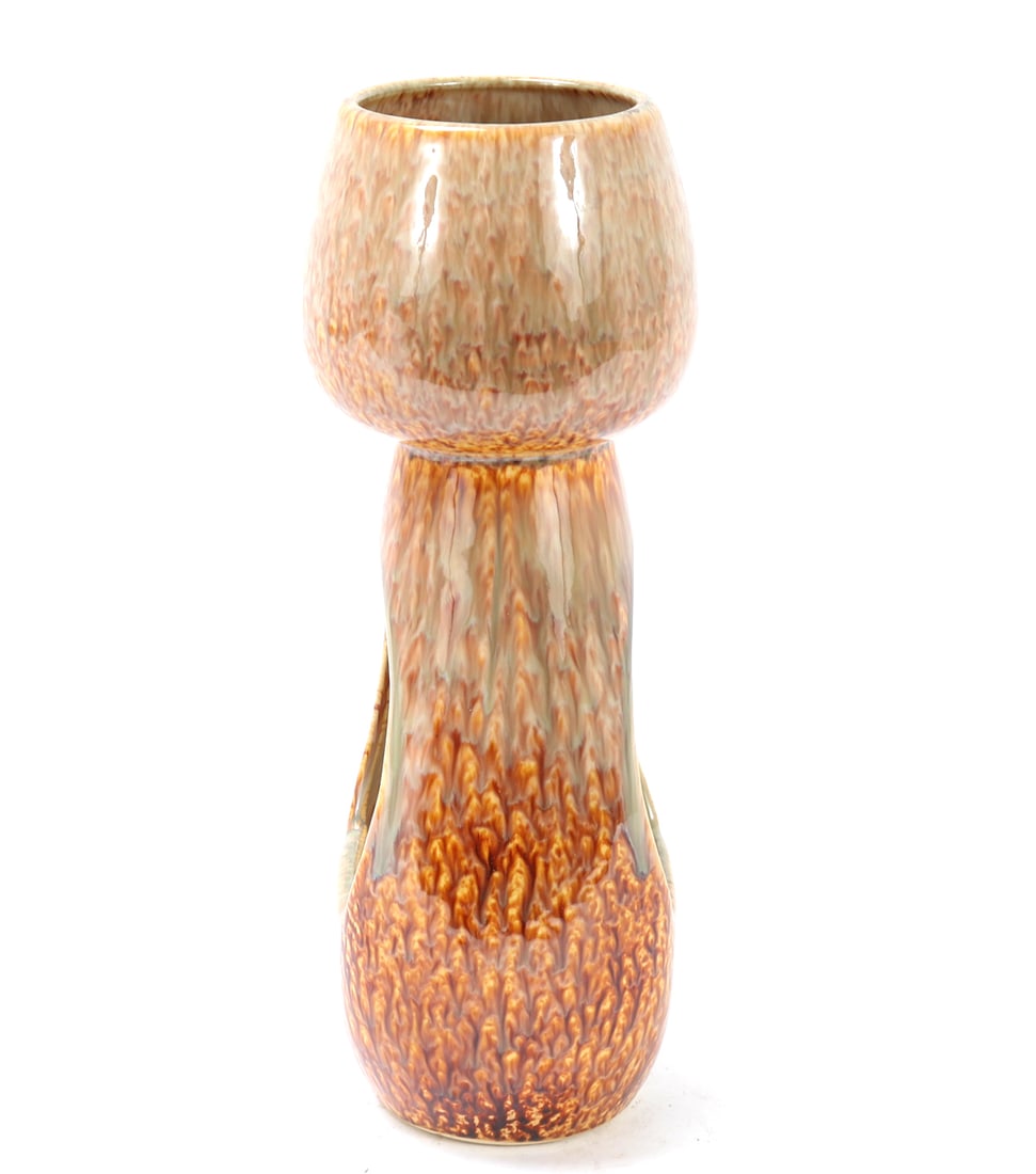 Porcelain Bi-Level Vase - 4