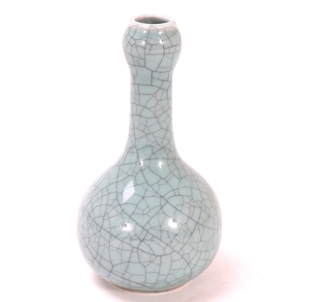 Chinese Green Crackle Glazed Porcelain Vase (1 of 6)