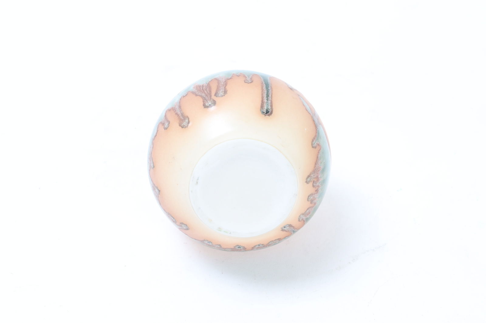 Polychrome Glazed Porcelain Pot - 6