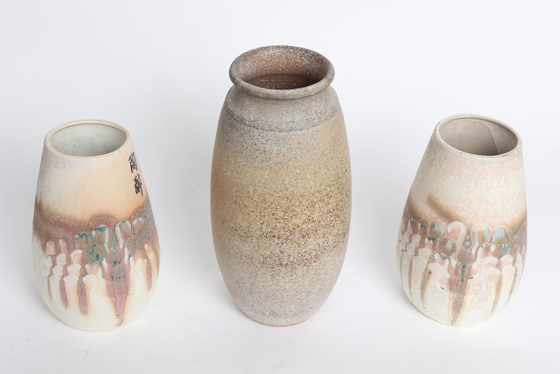 Three Decorative Ceramic Jars - 2