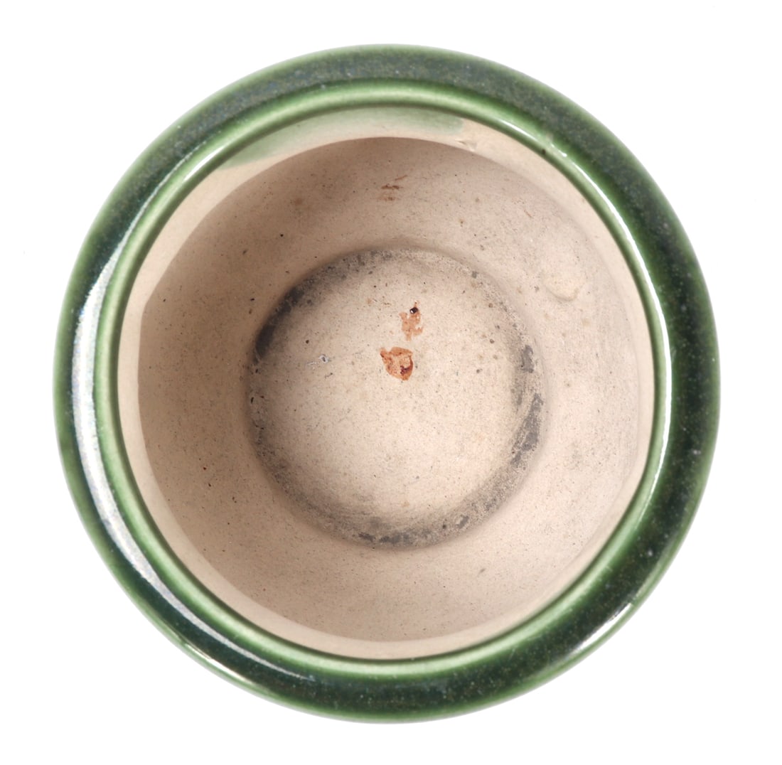 Beautiful Green Glazed Planter - 5