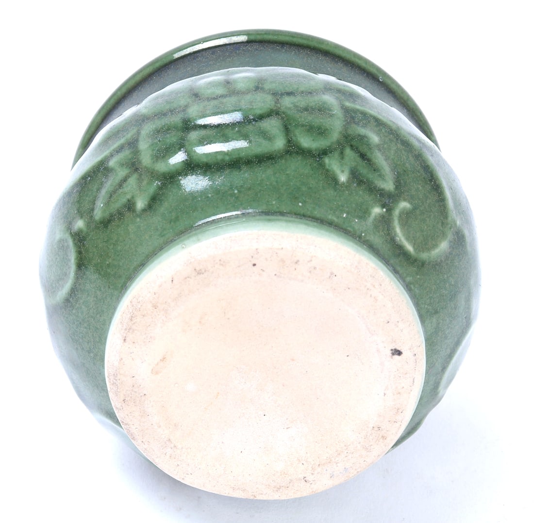 Beautiful Green Glazed Planter - 6