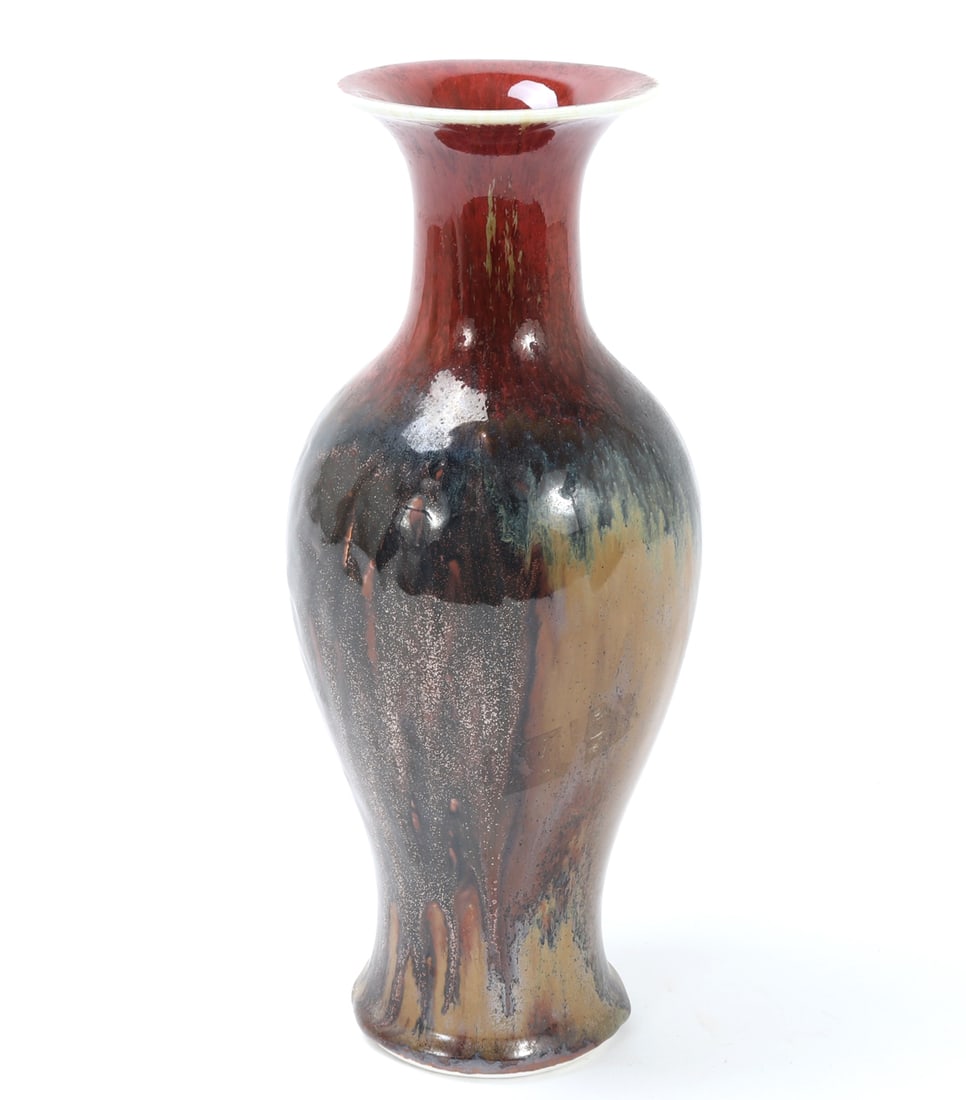 Chinese Multicolored Porcelain Vase - 3